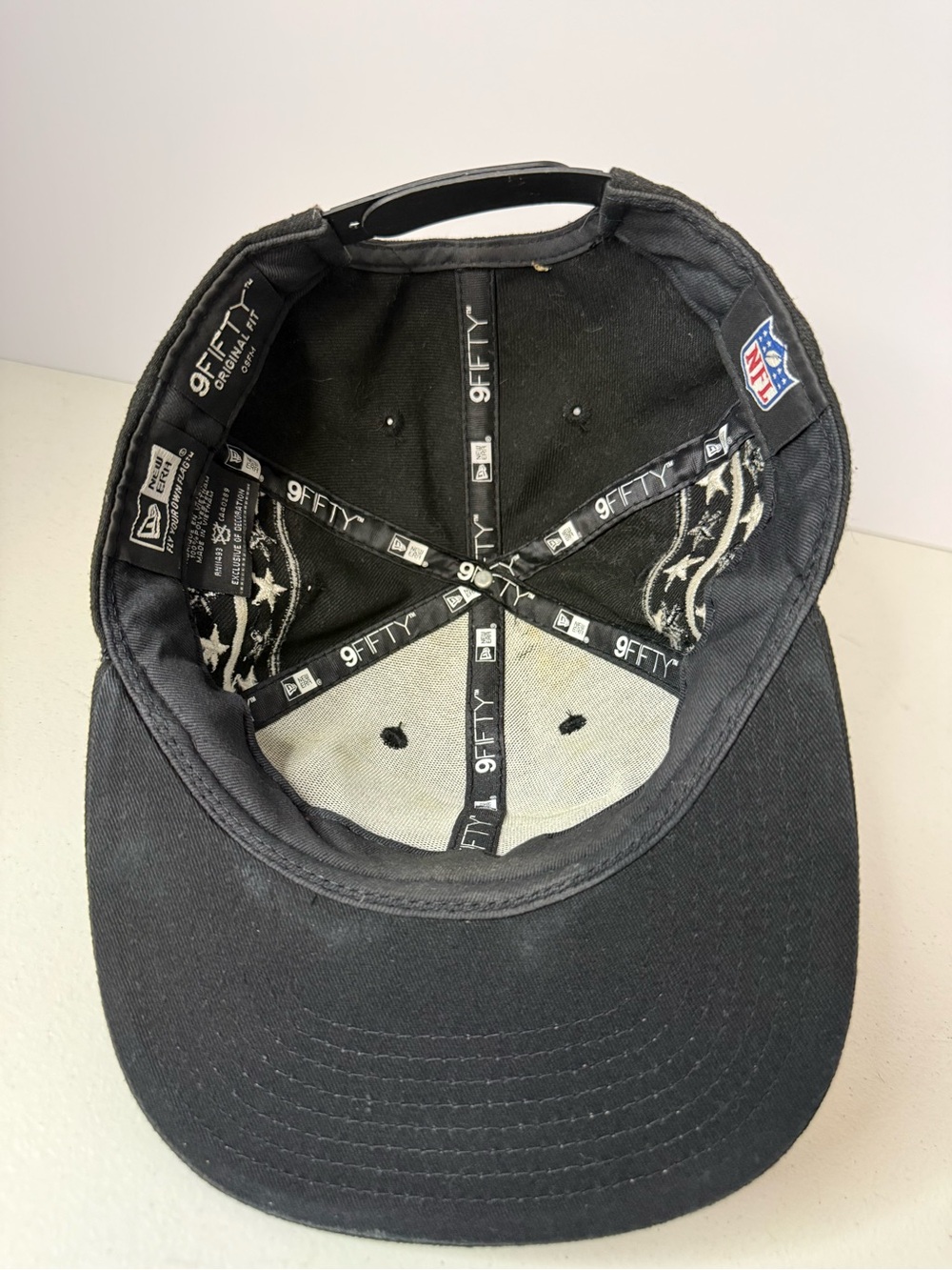 New Era Buffalo Bills 9FIFTY Original Fit Snapback Hat Black OSFM Cap - Picture 7 of 9